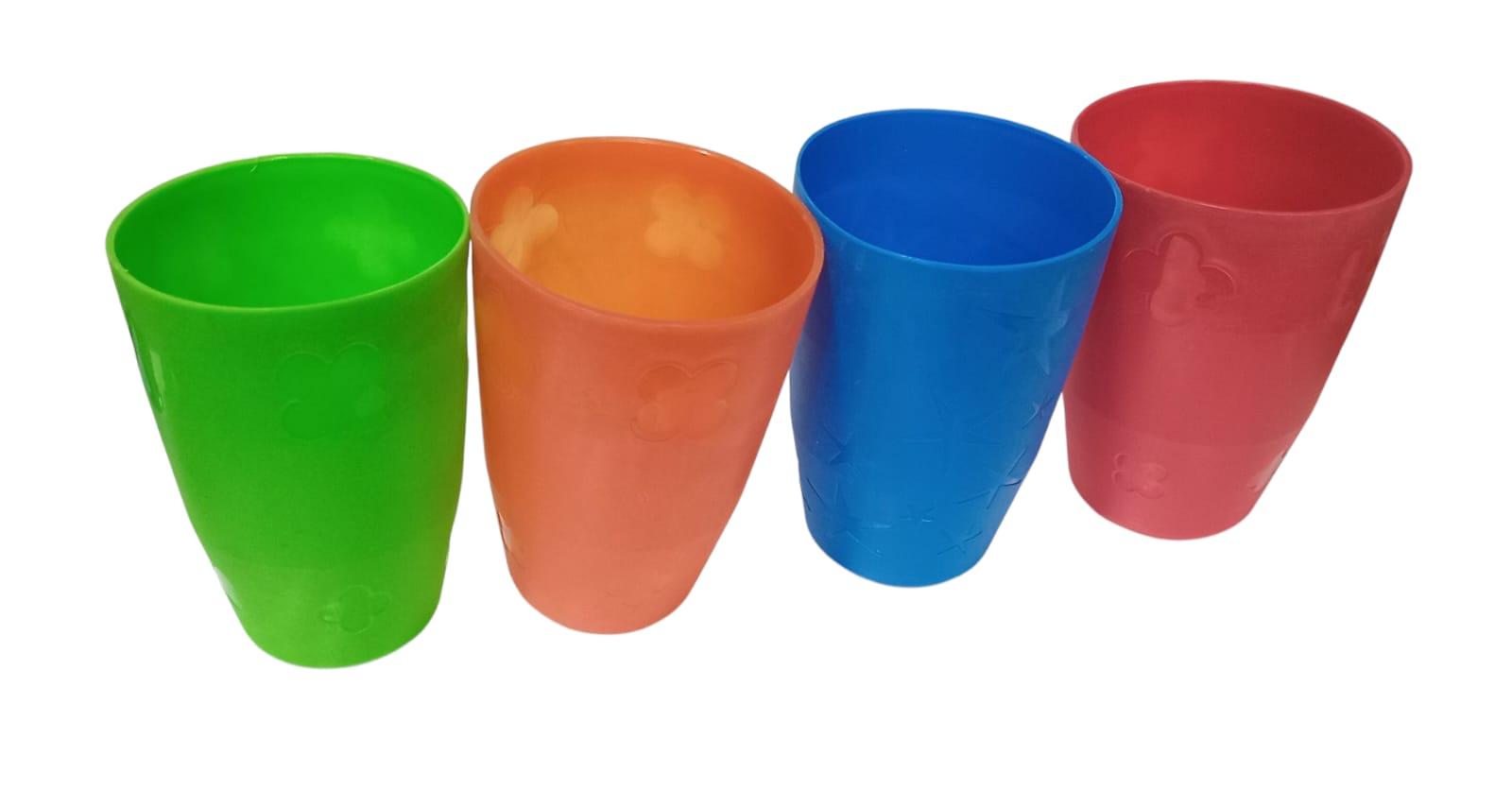 VASO PLASTICO 300CC COLORES