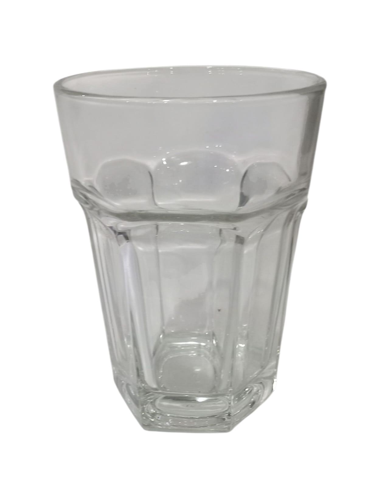 VASO VIDRIO FACETADO 660CC