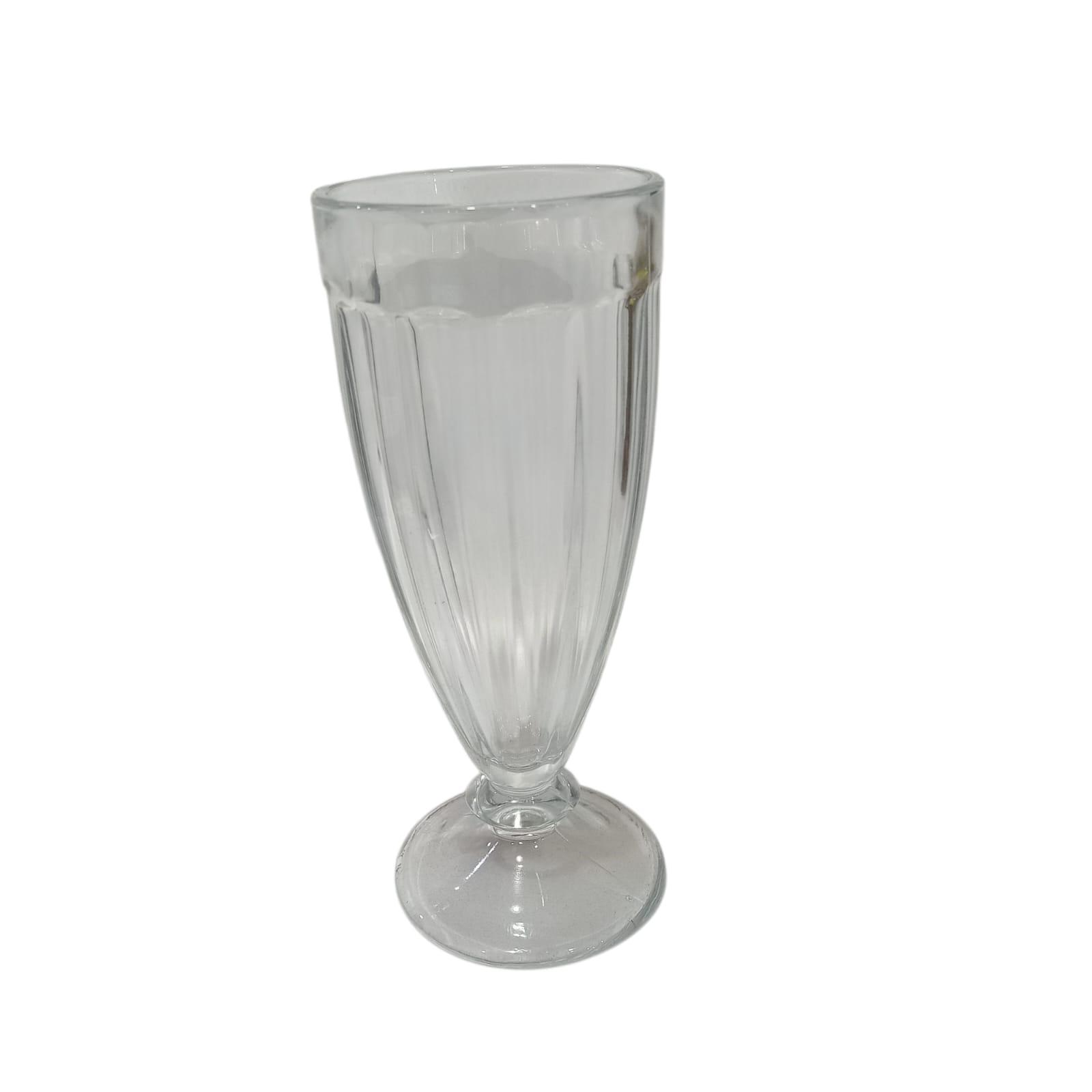VASO VIDRIO MILK SHAKE FACETADO 360ML NADIR