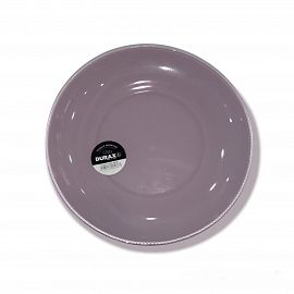 PLATO VIDRIO HONDO GEMA COLOR DURAX 22CM