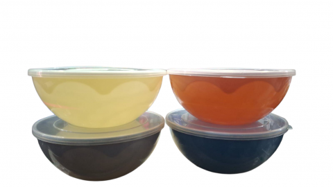 ENSALADERA/BOWL PLASTICO 4.5LTS CON TAPA